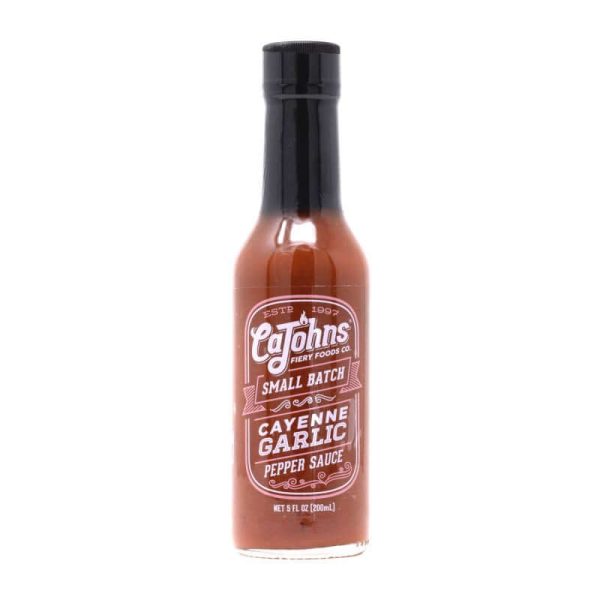 CaJohns Garlic Cayenne Hot Sauce Online now