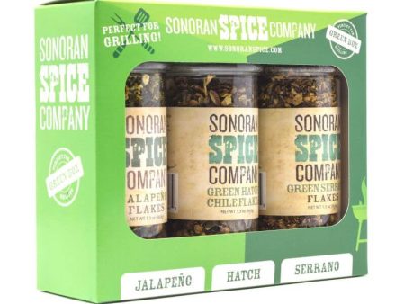 Serrano, Hatch, Jalapeno Flakes 1.3 Oz Spice Box Supply