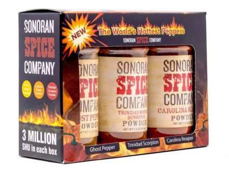 World s Hottest Pepper Powder 1.5 Oz Spice Gift Box Online Hot Sale