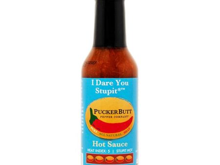 Puckerbutt s I Dare You Stupit Carolina Reaper Hot Sauce (Discontinued) on Sale