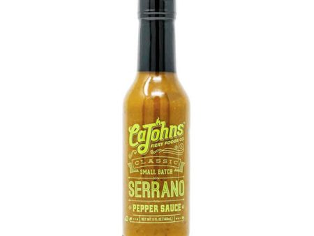 CaJohns Serrano Hot Sauce (Discontinued) on Sale