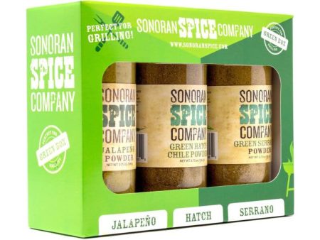 Serrano, Hatch, Jalapeno Powder Gift Set 3.75 Oz Cheap