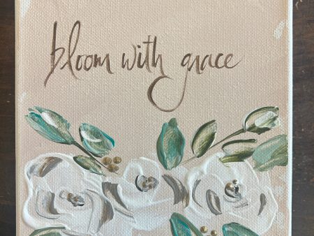 Bloom With Grace Canvas on Sale