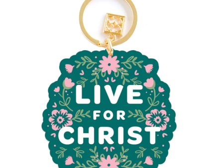 Acrylic Keychain + Live For Christ Discount