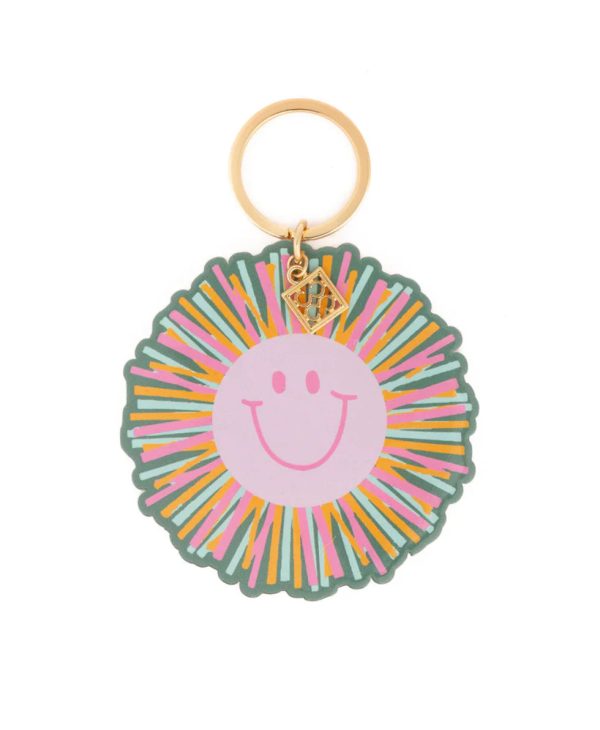 Acrylic Keychain + Smiley Face Fashion