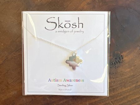 Autism Awareness Puzzle Piece Necklace Discount