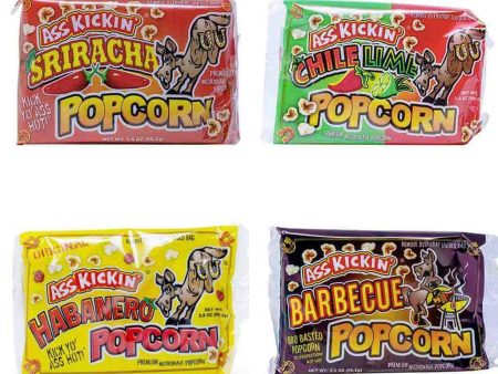 Ass Kickin  Popcorn 4 Pack Cheap