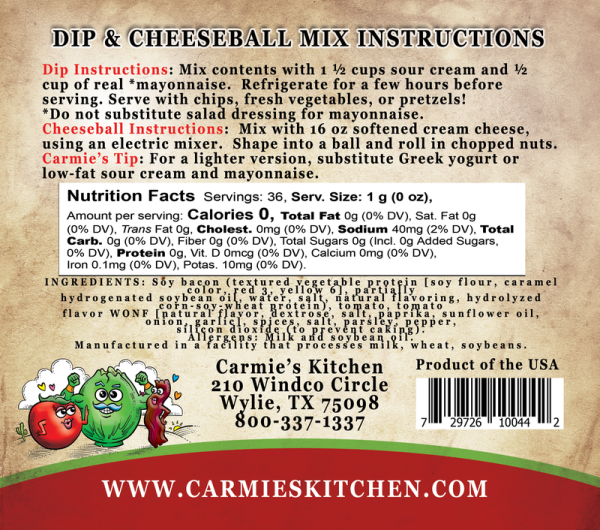 BLT Dip Mix - Carmie s Kitchen Discount