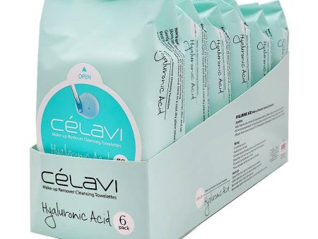 Celavi Hyaluronic Acid Make-up Cleansing Towelettes For Cheap