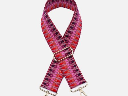 Aztec - Purple Red Guitar Strap Sale