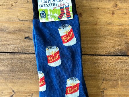 Beer Cans + Men’s Crew Socks Online Hot Sale