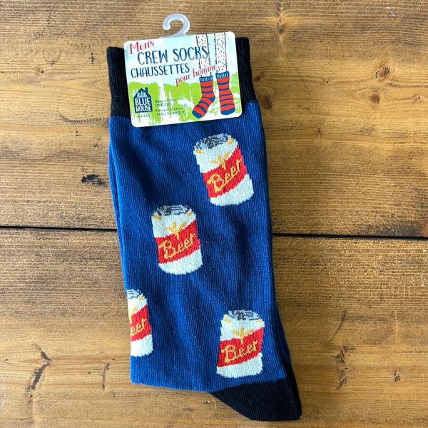 Beer Cans + Men’s Crew Socks Online Hot Sale