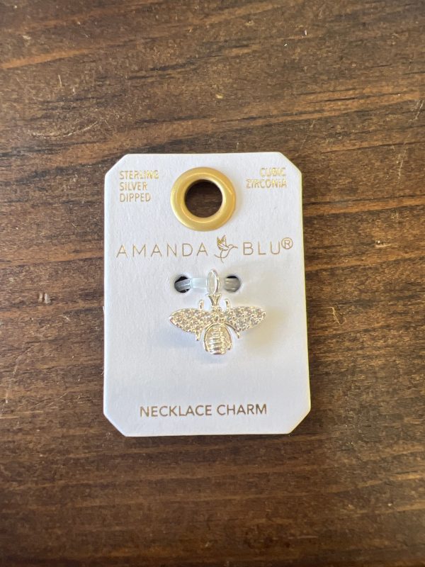 Bee Necklace Charm on Sale