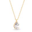 Amanda Blu + CZ Pear Shaped Necklace Gold Online Hot Sale