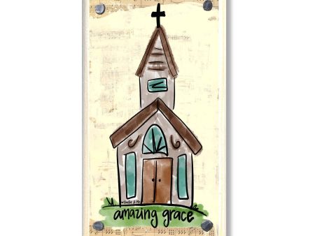 Amazing Grace Church Happy Block Hot on Sale