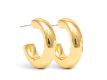 Amanda Blu + Gold Kate Polished Huggie Earrings Cheap