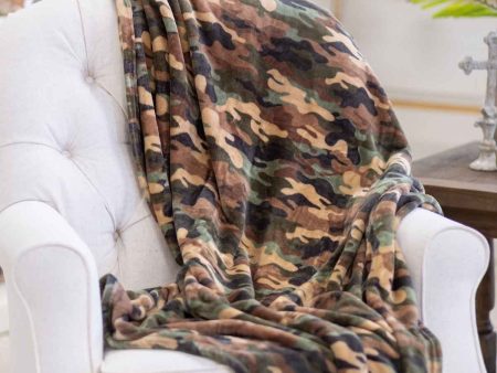 Camouflage Throw Sale