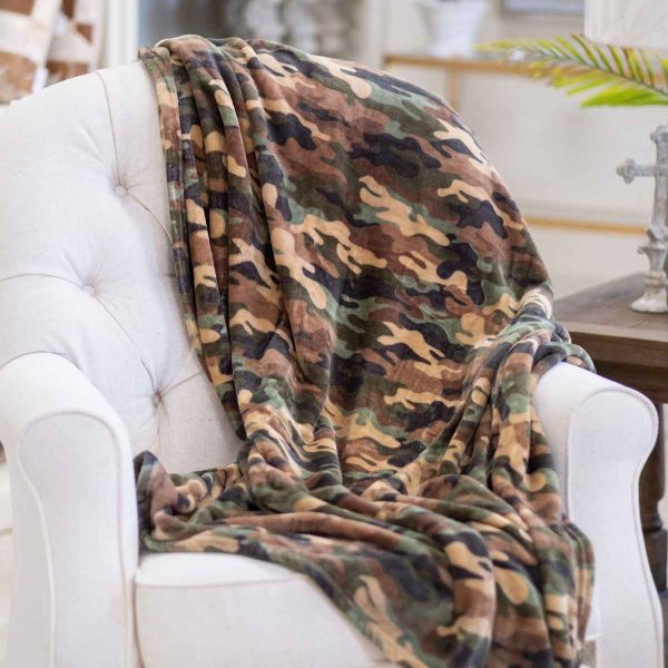 Camouflage Throw Sale