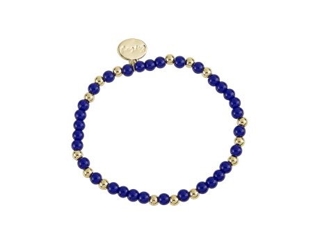 4MM Gold Ball Water Resistant Glass Stone Blue Discount