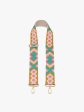 Bohemian - Pink Green Guitar Strap Discount