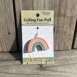 Boho Rainbow Fan Pull Fashion