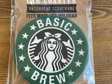 Basic Brew Car Coaster Discount