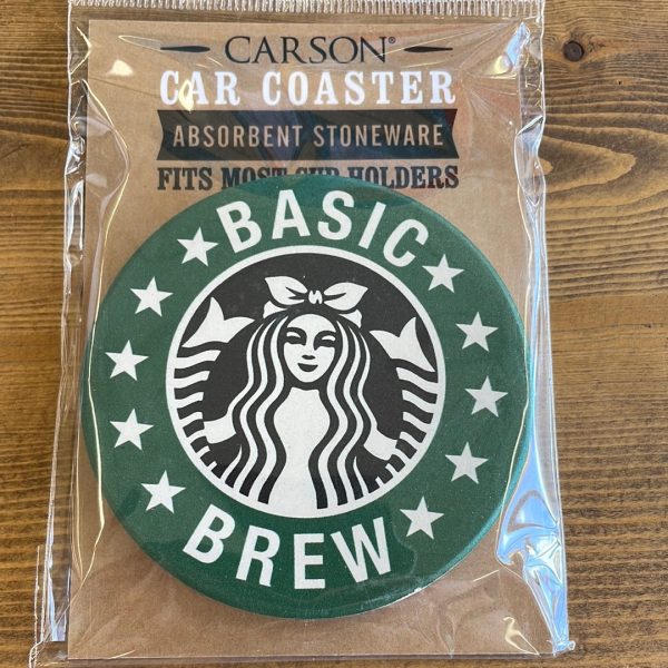 Basic Brew Car Coaster Discount