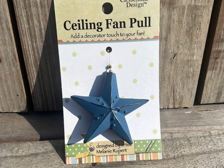 Blue Barn Star Fan Pull Discount