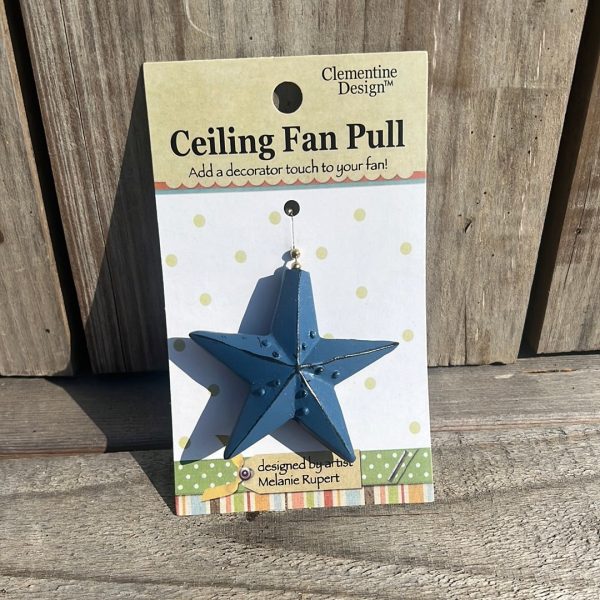 Blue Barn Star Fan Pull Discount