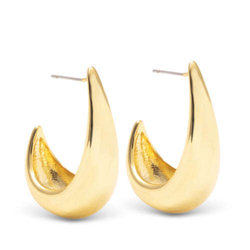 Amanda Blu + Gold Victoria Polished Huggie Earrings For Cheap