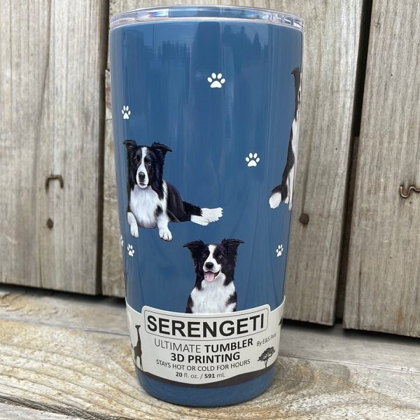 Border Collie Tumbler Hot on Sale