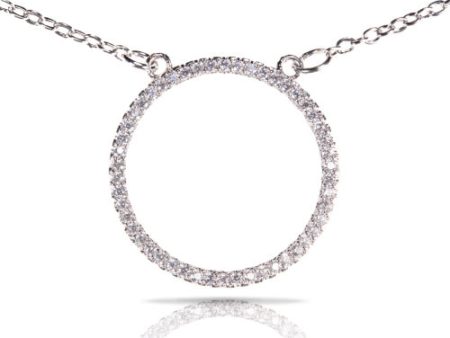 Amanda Blu + Silver Ice Blu Circle Necklace For Cheap