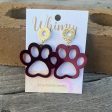 Bulldog Paw with Open Gold Accent Hot on Sale