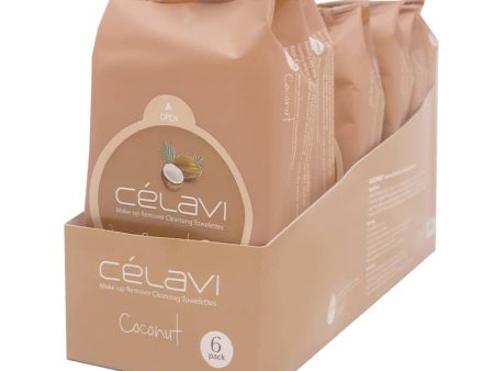 Celavi Makeup Cleansing Towelette Coconut Supply