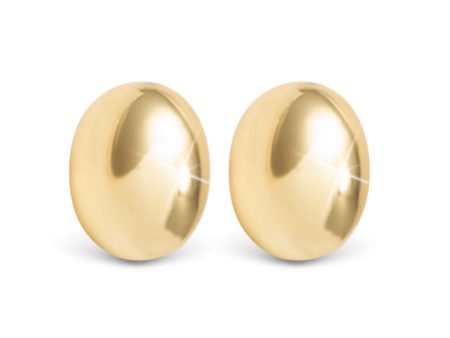 Amanda Blu + Gold Vivian Polished Stud Earrings on Sale