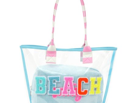 Beach Clear Tote Bag 2 Piece on Sale