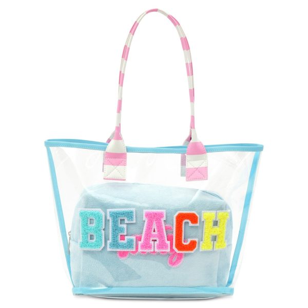 Beach Clear Tote Bag 2 Piece on Sale