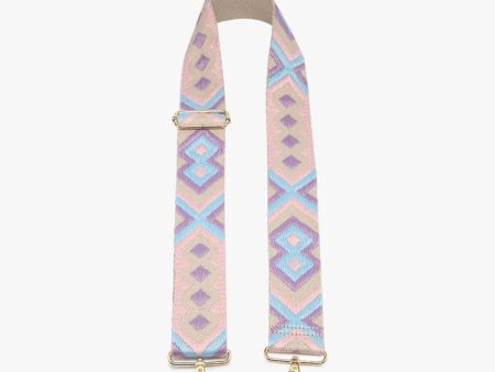 Bohemain - Blue Lavender Guitar Strap For Cheap