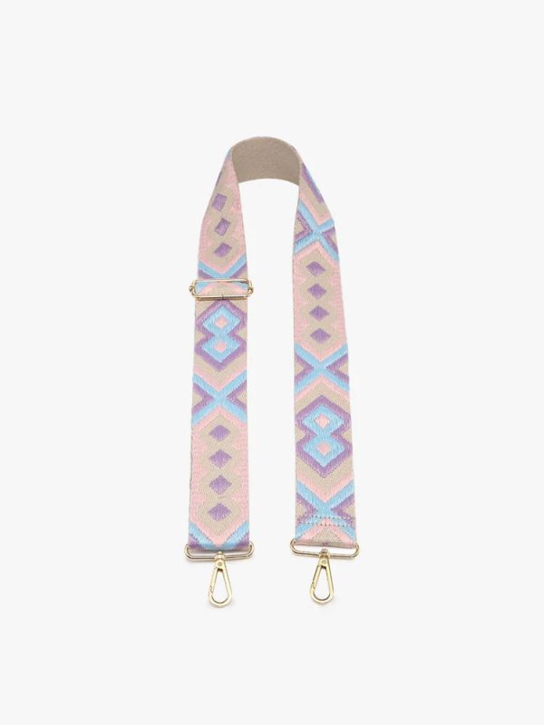 Bohemain - Blue Lavender Guitar Strap For Cheap