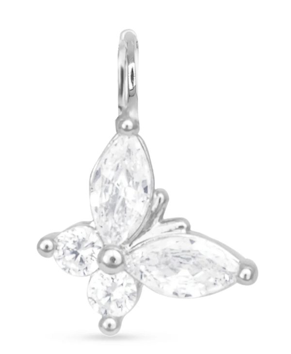 Butterfly Necklace Charm For Sale