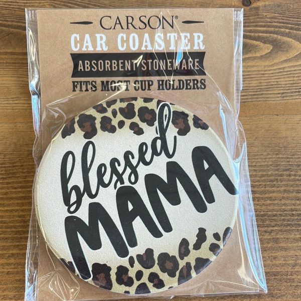 Blessed Mama Car Coaster For Cheap