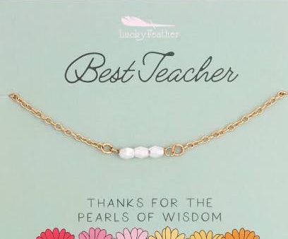 Best Teacher Necklace Sale