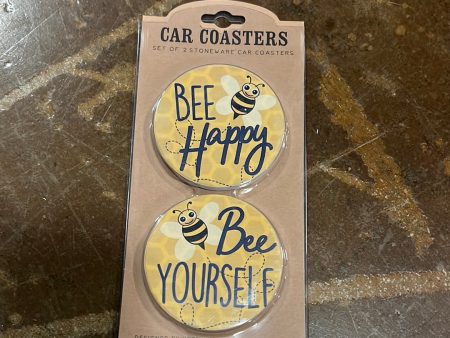 Bee car coaster set For Cheap