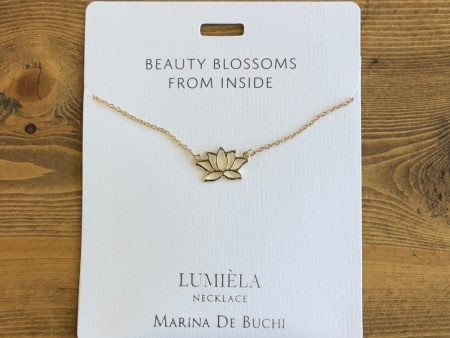 BEAUTY BLOSSOMS FROM INSIDE Necklace Hot on Sale