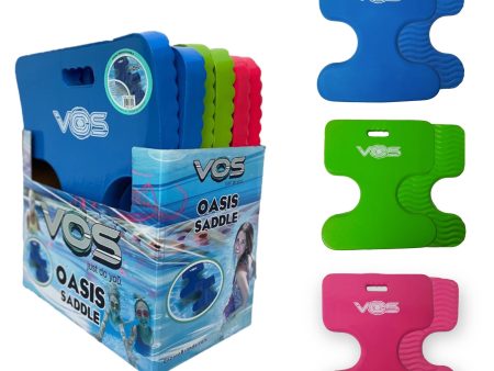 Oasis Water Saddle Floats - Display Set (6pcs): 6 Pack Display - 2 blue 2 Pink 2 Green Supply