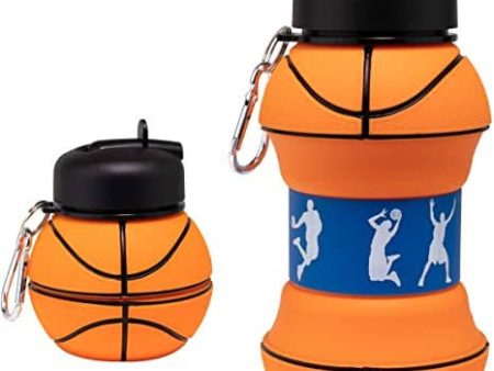 Basketball Collapsible Water Bottle Discount