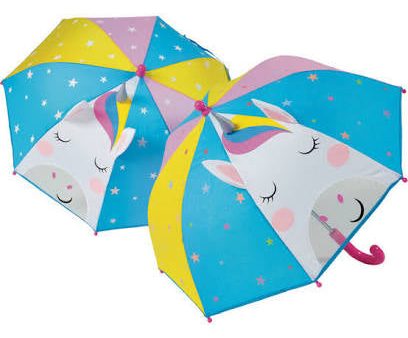 3D Rainbow Unicorn Umbrella Fashion