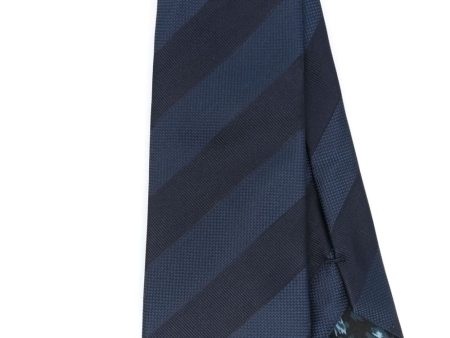 Diagonal-Stripe Tie Online Hot Sale