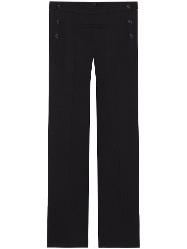 Flared Wool Trousers For Cheap