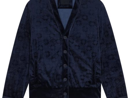 Monogram 72 Velvet Cardigan Online now